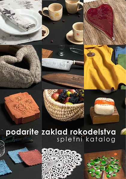 Podarite zaklad rokodelstva – spletni katalog rokodelskih daril