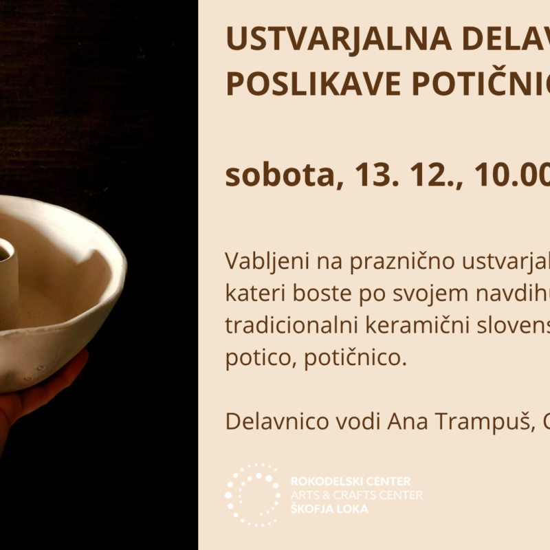 Ustvarjalna delavnica poslikave potičnice