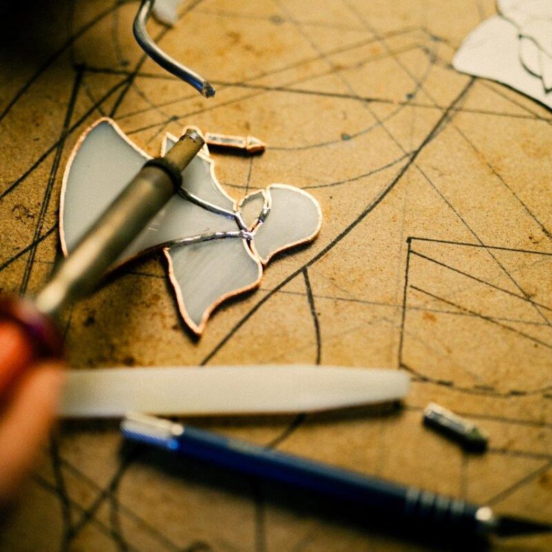 ZAČETNI TEČAJ TIFFANY VITRAŽNE TEHNIKE