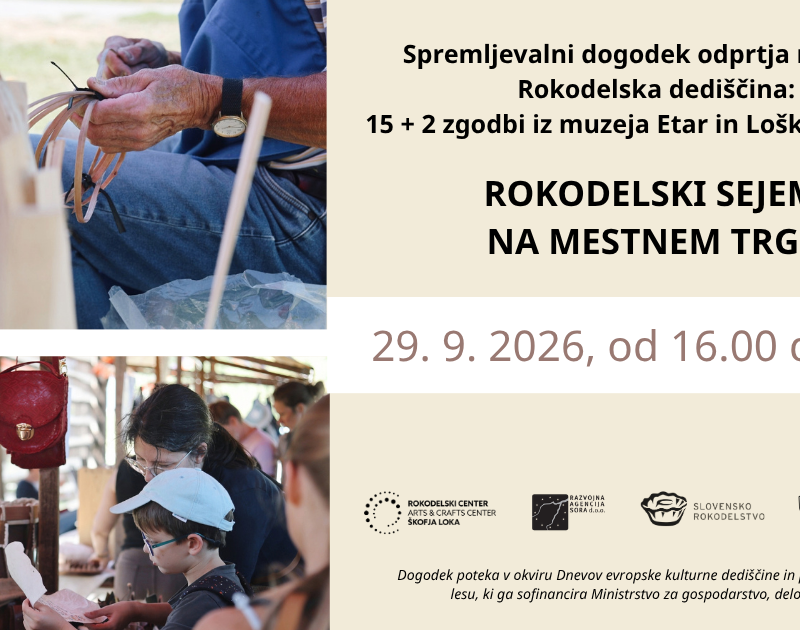 Rokodelski sejem na Mestnem trgu